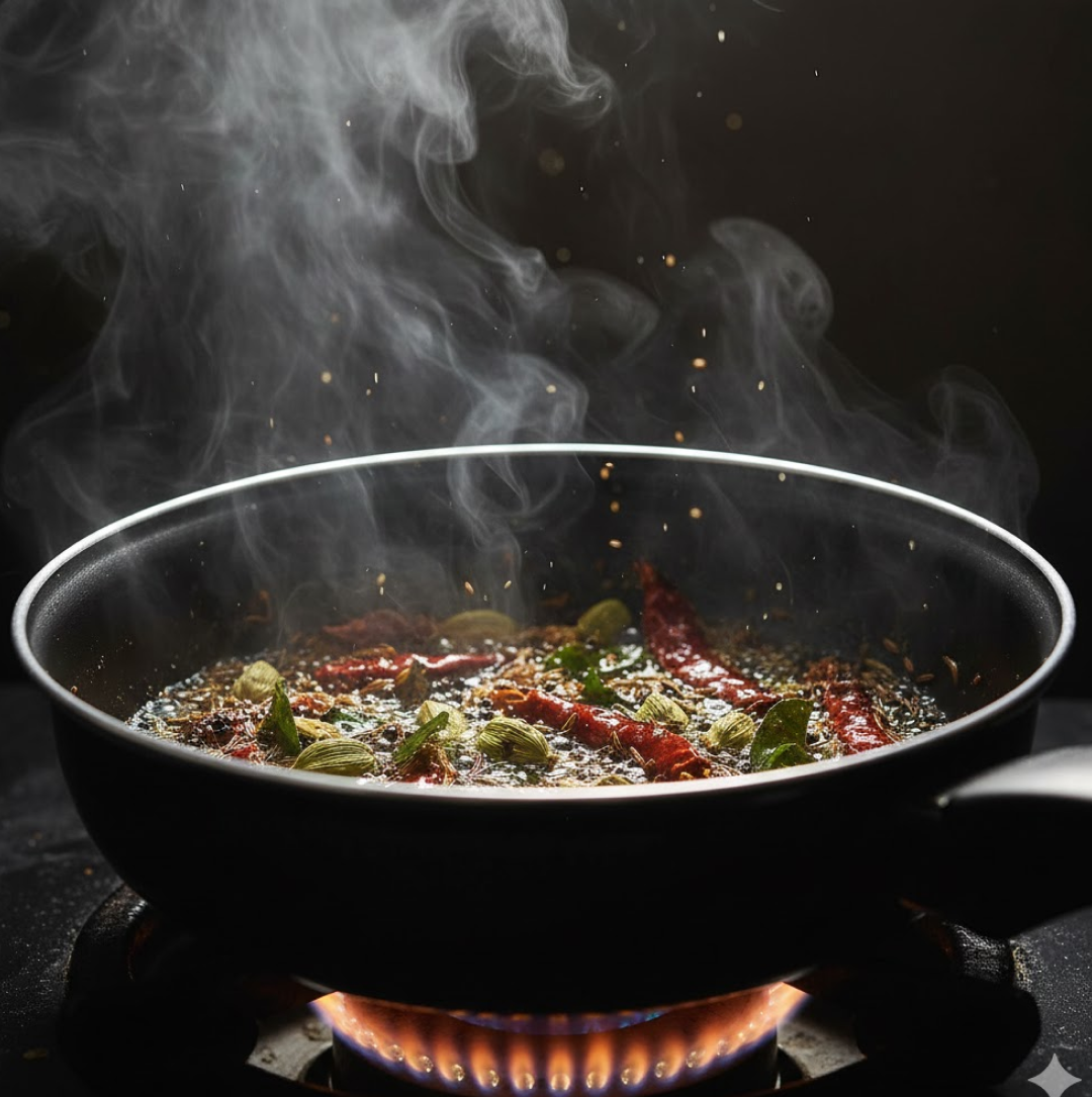 Non-Stick Gas Compatible Fry Pan Without Lid