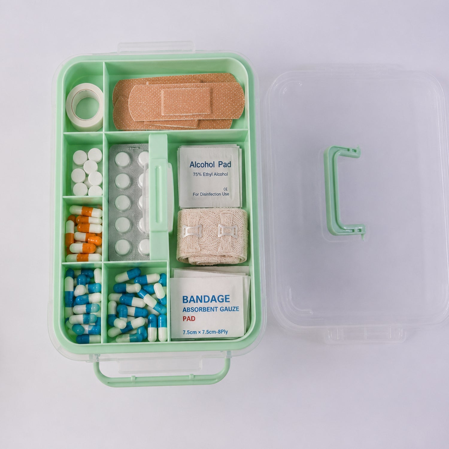 First Aid Box with Compartments