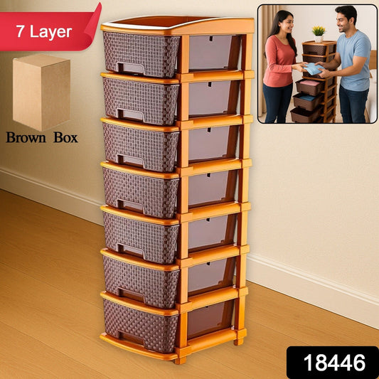  7-Layer Plastic Storage Drawer - lifestyle