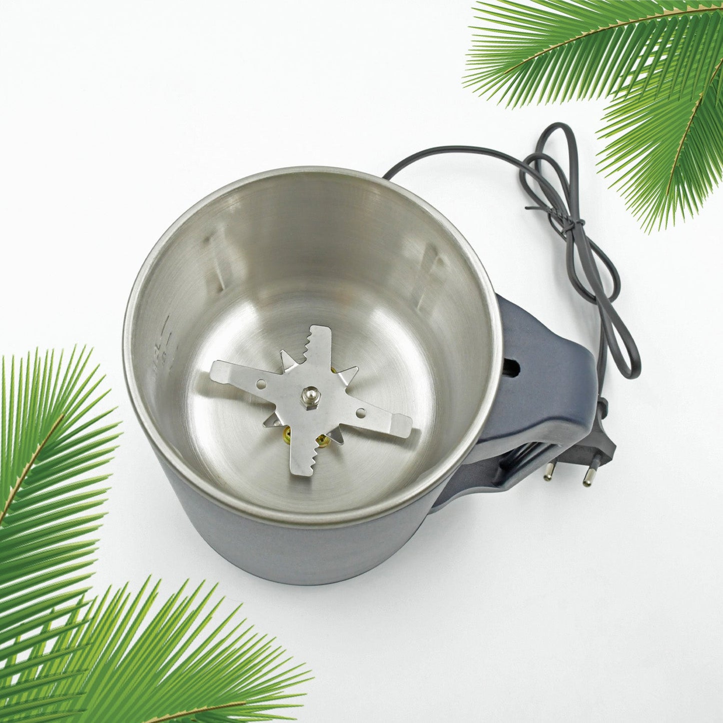 Electric Coffee & Spice Grinder Machine for Home, Fine Powder Maker (300W)