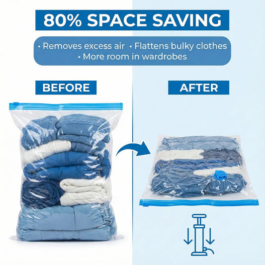  Vacuum Storage Compression Bags 5 Pcs - main