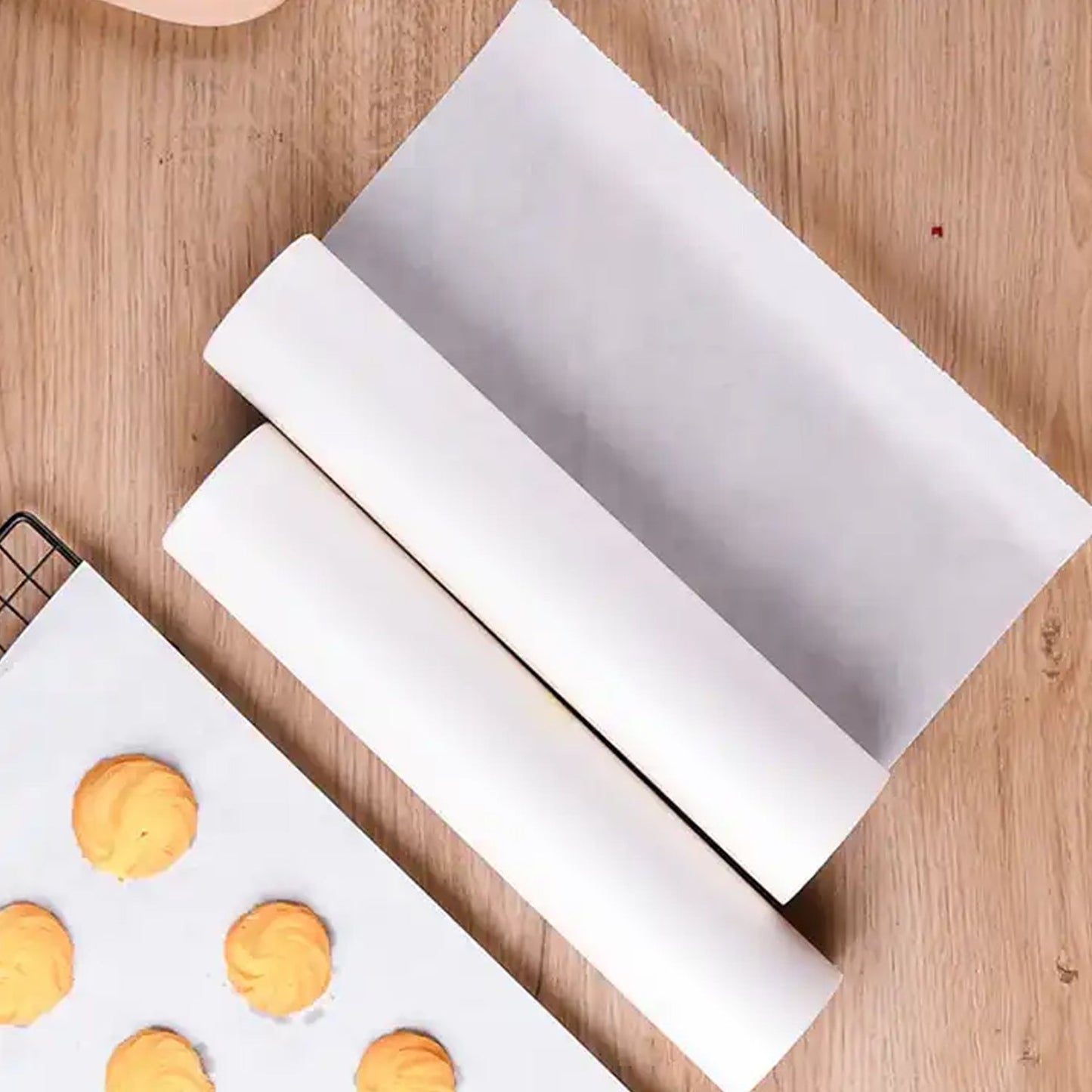 Non-Stick Parchment Paper – Easy Cleanup for Baking & Cooking (5 Mtr)