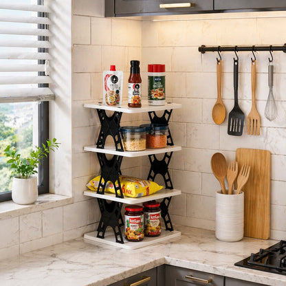 multipurpose kitchen storage rack 4 layer