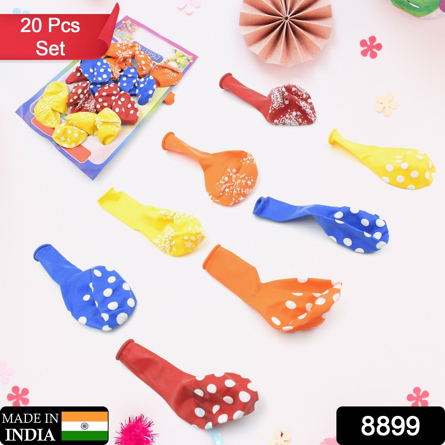 Colorful balloon set