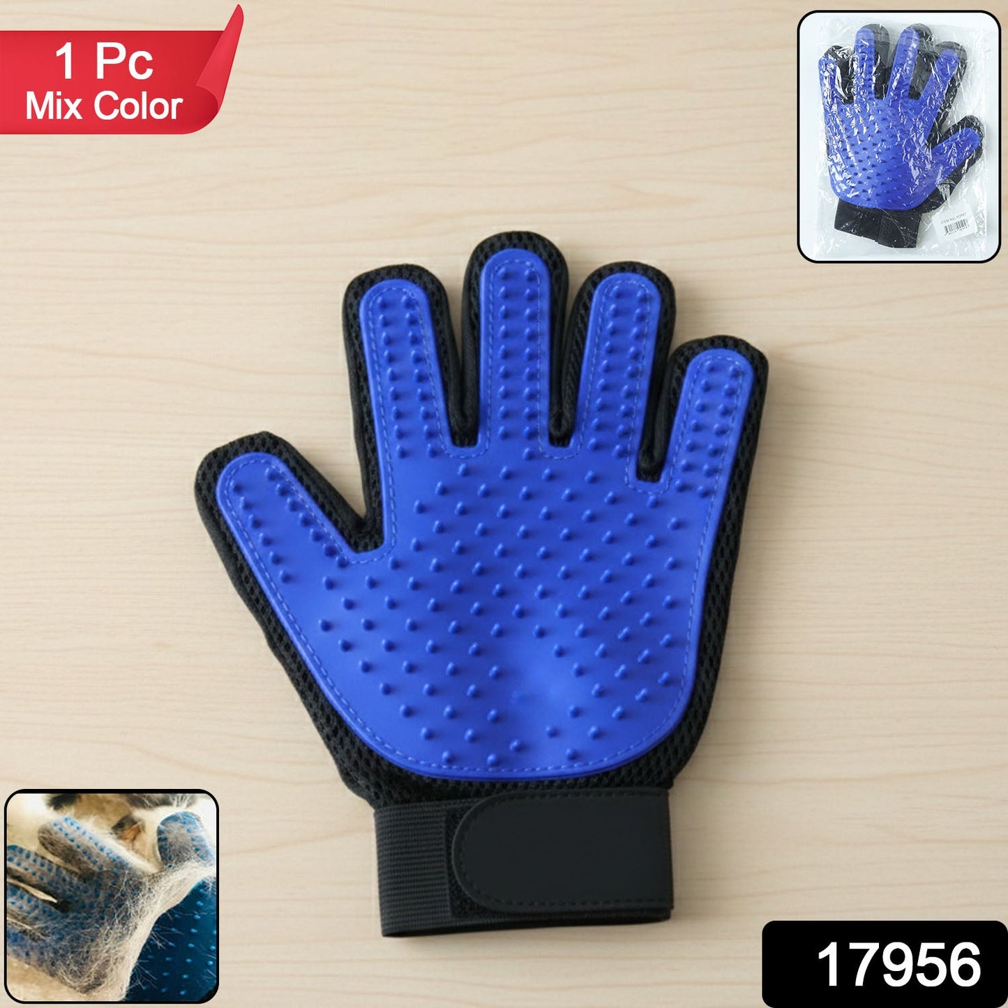 Dog and cat hair remover glove