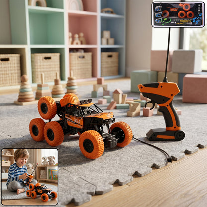 Rock Climber Car, 8 Wheels Climbing Car (1 Set / Remote Battery Not Included)