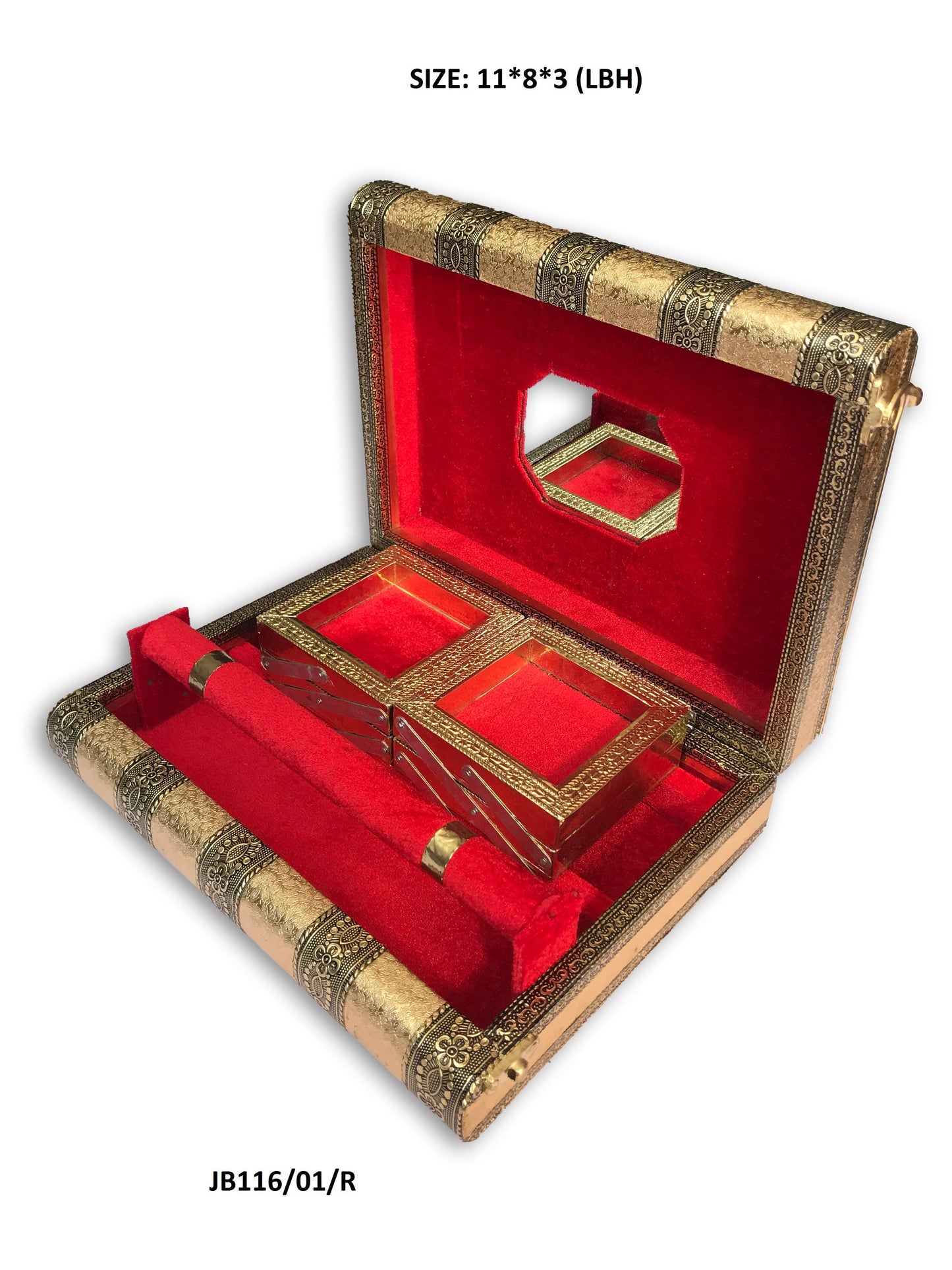 Jewellery gift box multiple storage sections for women India