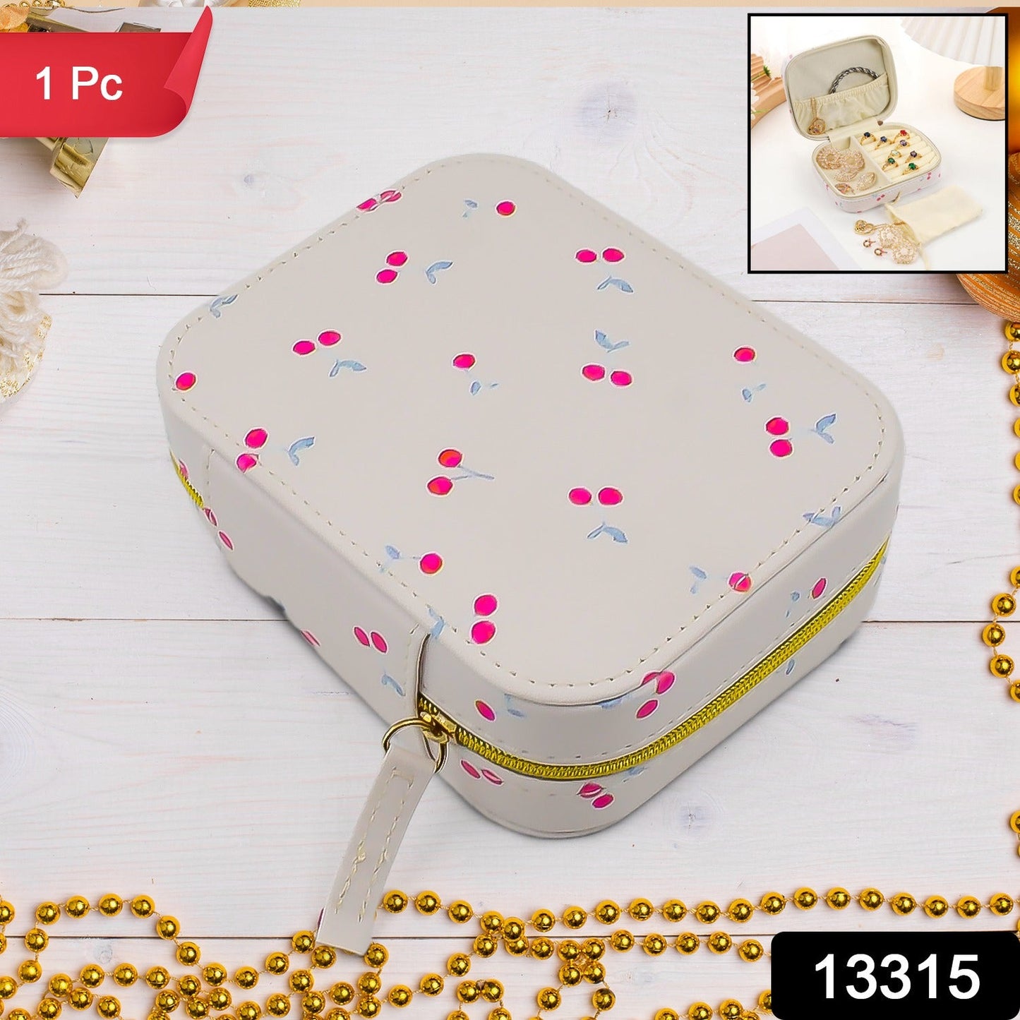 Jewellery organizer travel case with compartments for accessories India