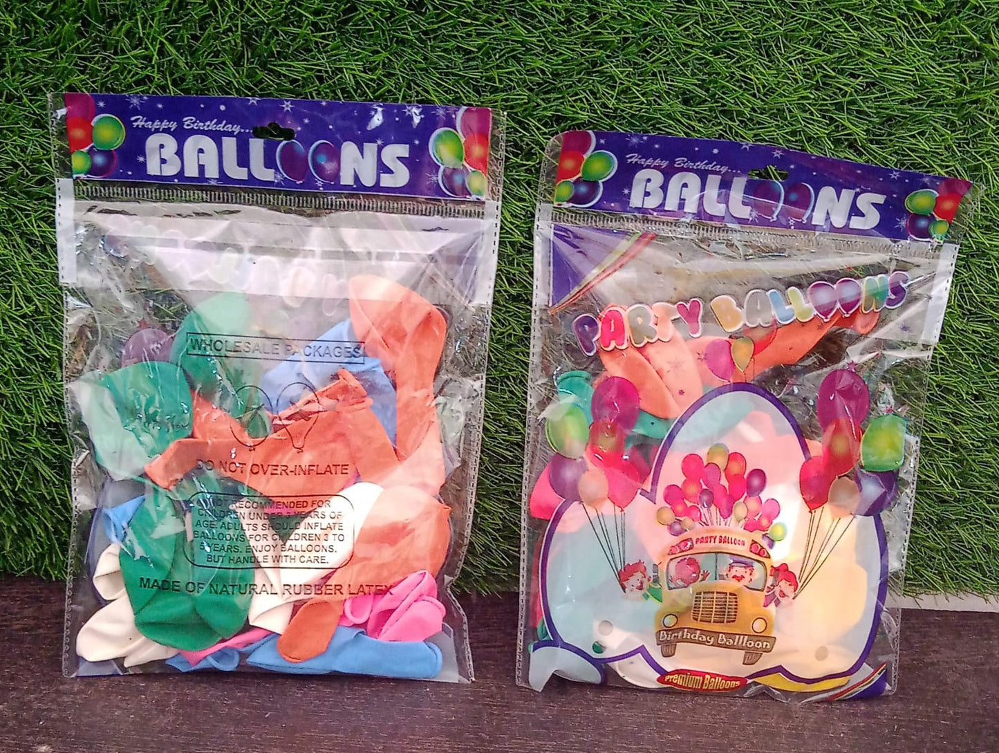 Vibrant Holi balloons