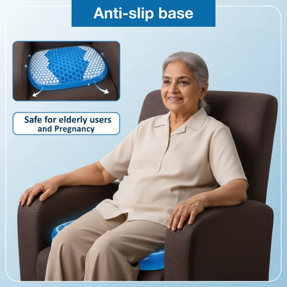  Cushion Seat Flex Pillow, Orthopedic Seat Cushion Pad (Egg - specs detail shot