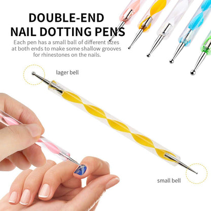  Nail Art Point Pen and Set for Women - comparison shot