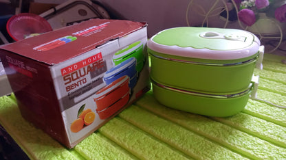Lunch Box 900/1800ml Stainless Steel Kitchen Insulated Thermal Lunch Box