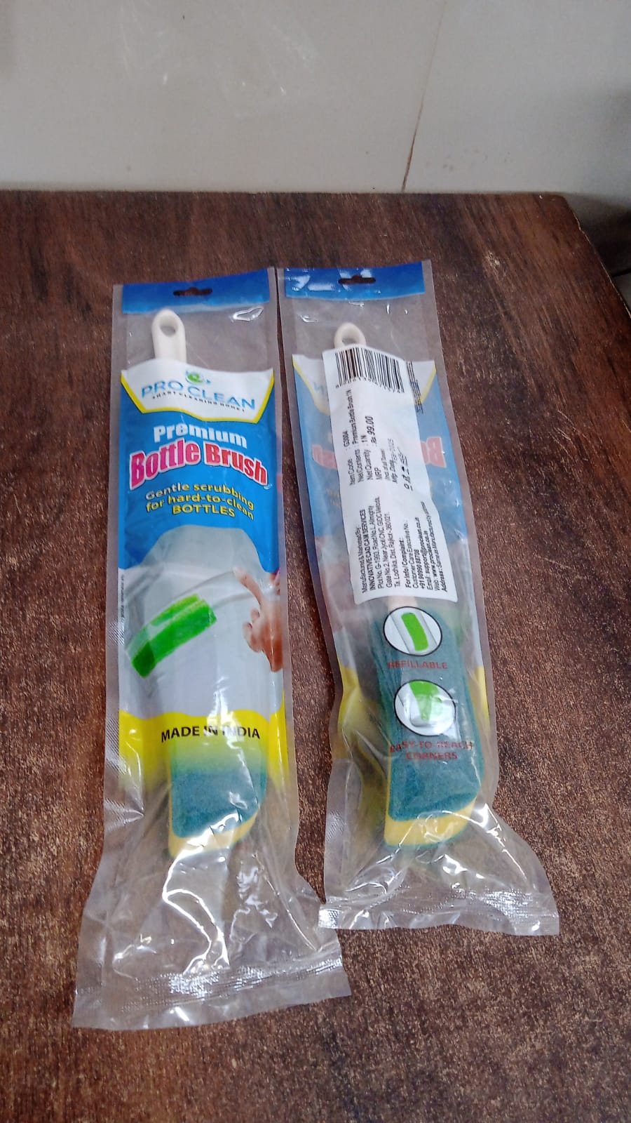 Pro Clean Premium Long Handle Bottle brush (1 Pc)