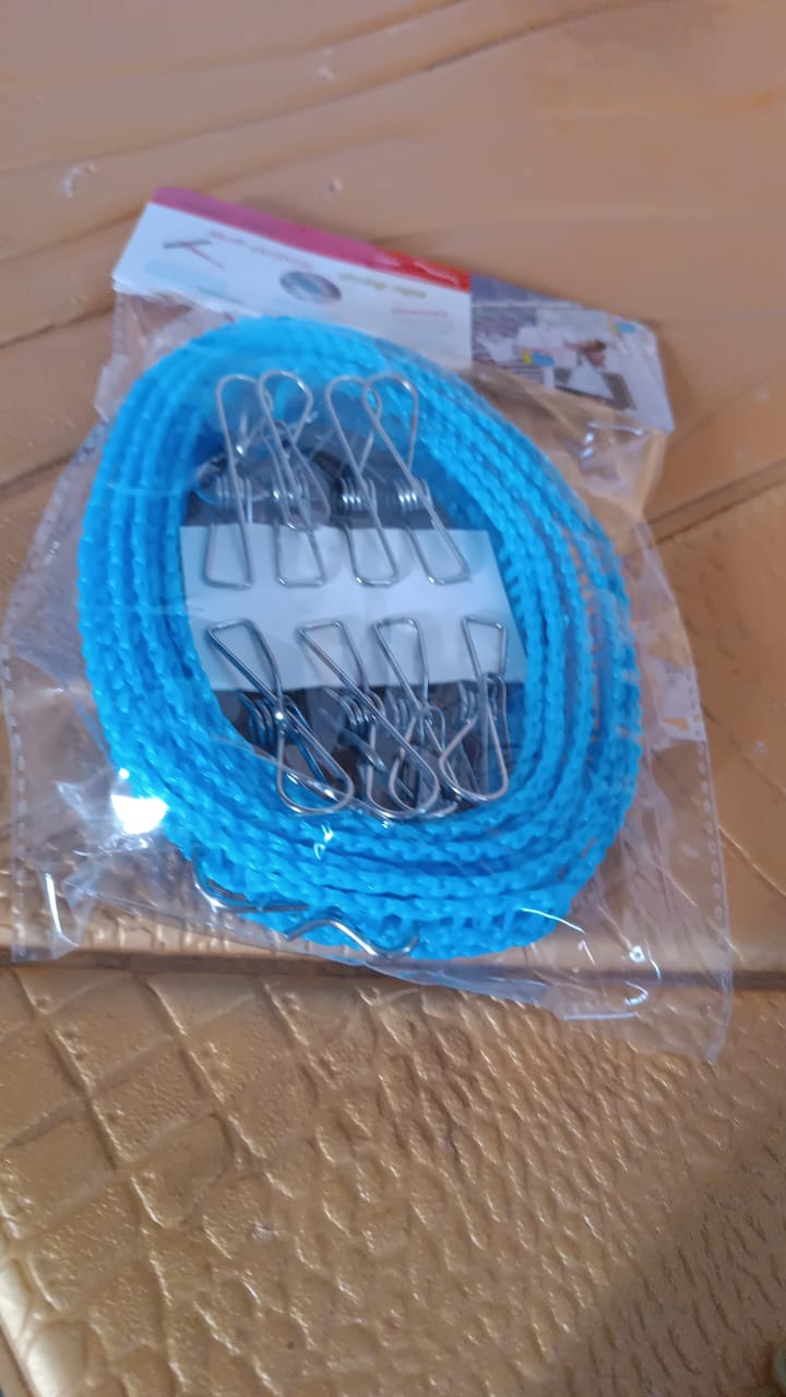 Stainless Steel Clothes pegs with One Rope