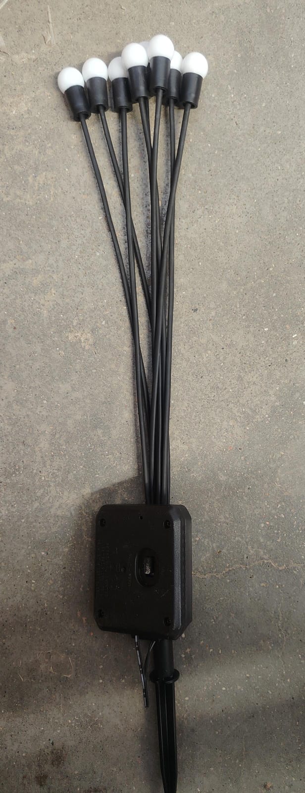 Solar LED Fiber Optic Garden Light - (1 Pc / Mix LED LIght)