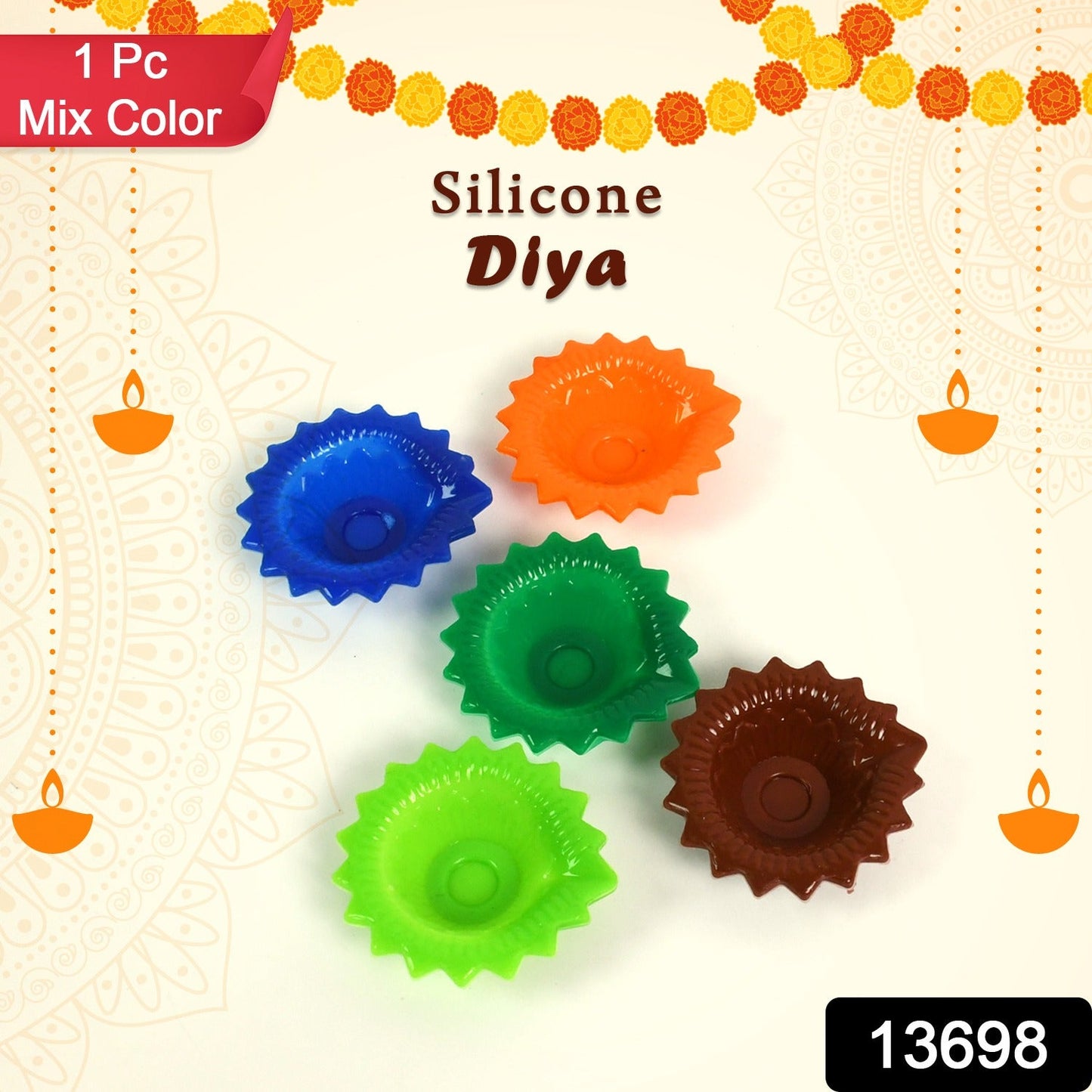 Silicone Diya for Diwali
