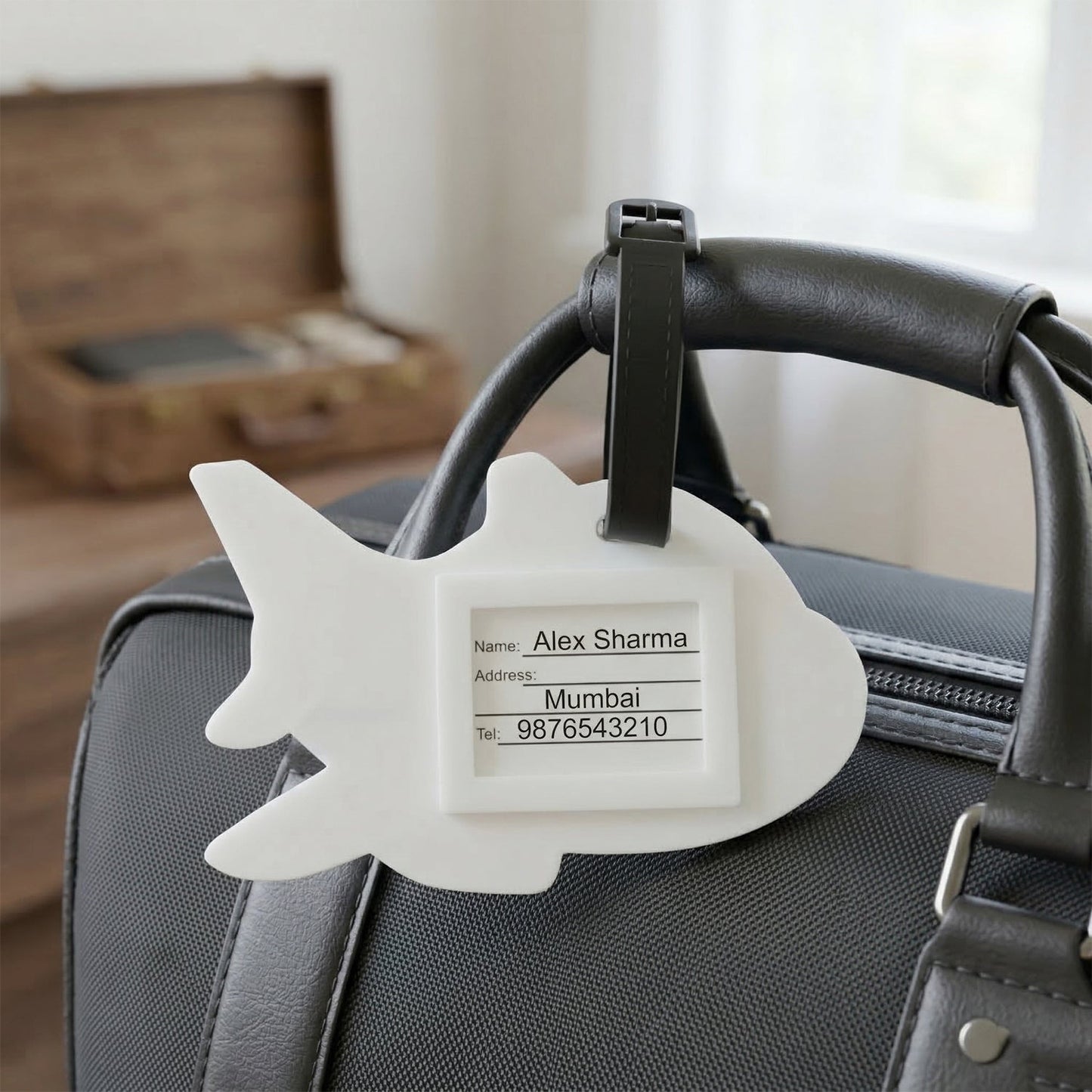 airplane bag identification tag