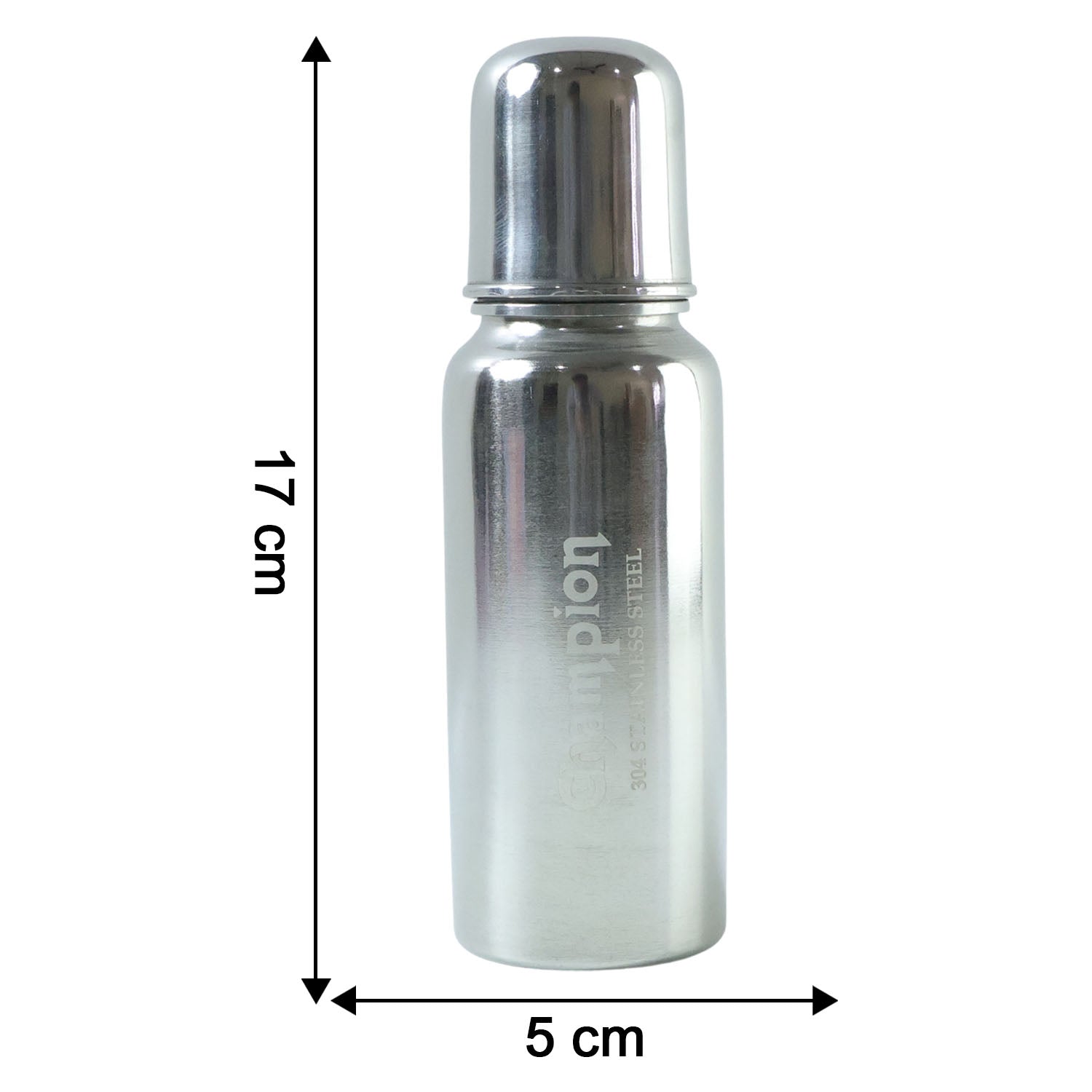 Travel friendly steel milk bottle