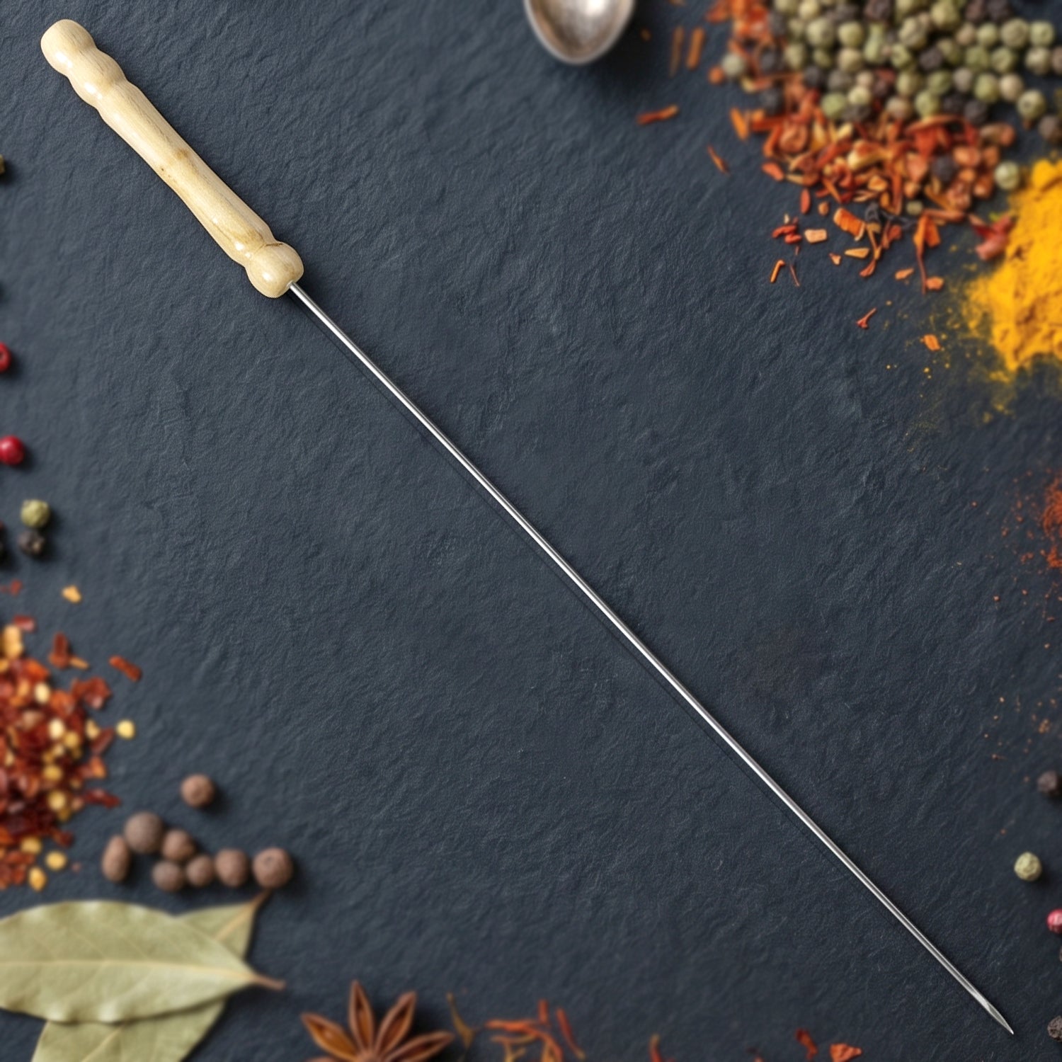 stainless skewers grilling accessories set