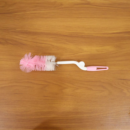Bottle & Nipple Cleaning Brush with 360° Rotary Handle (1 Pc)