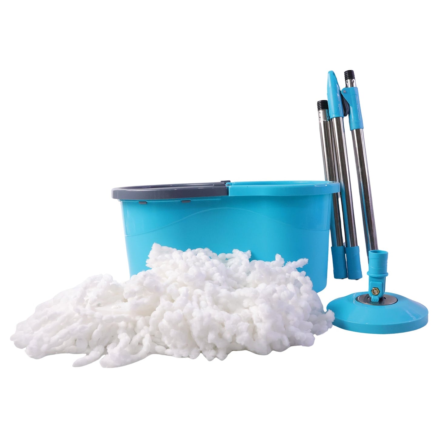 microfiber spin mop with durable stainless steel handle