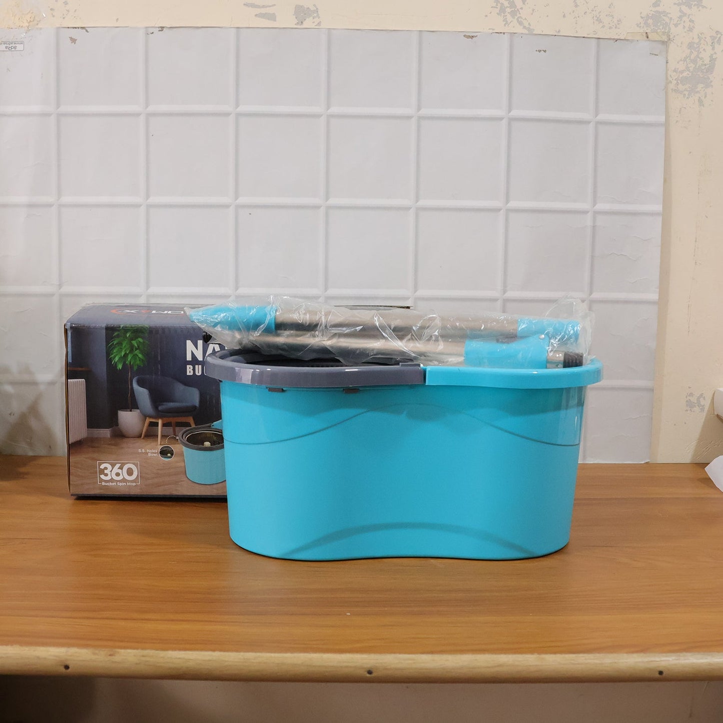reusable microfiber mop bucket set home use