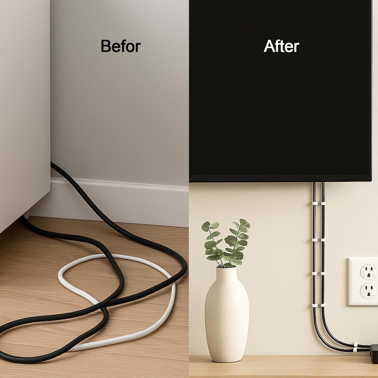  electrical wire fixing clips