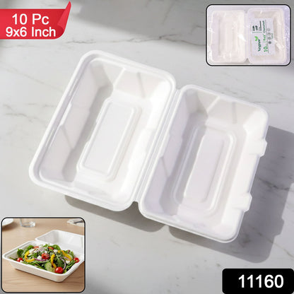 Compostable food container 10 pack