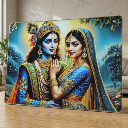Radha Krishna Wall Hanging Frame