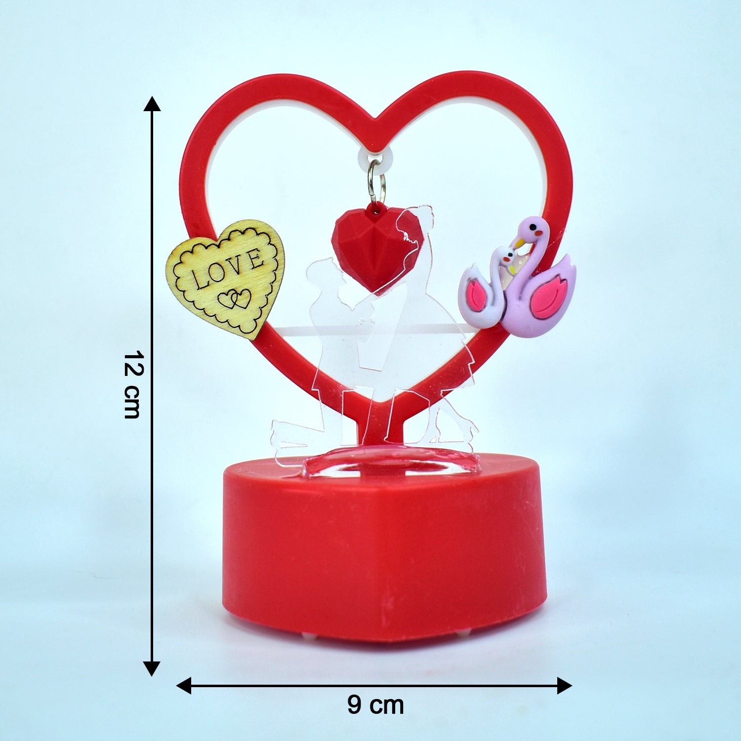 Decorative heart showpiece LED light on India