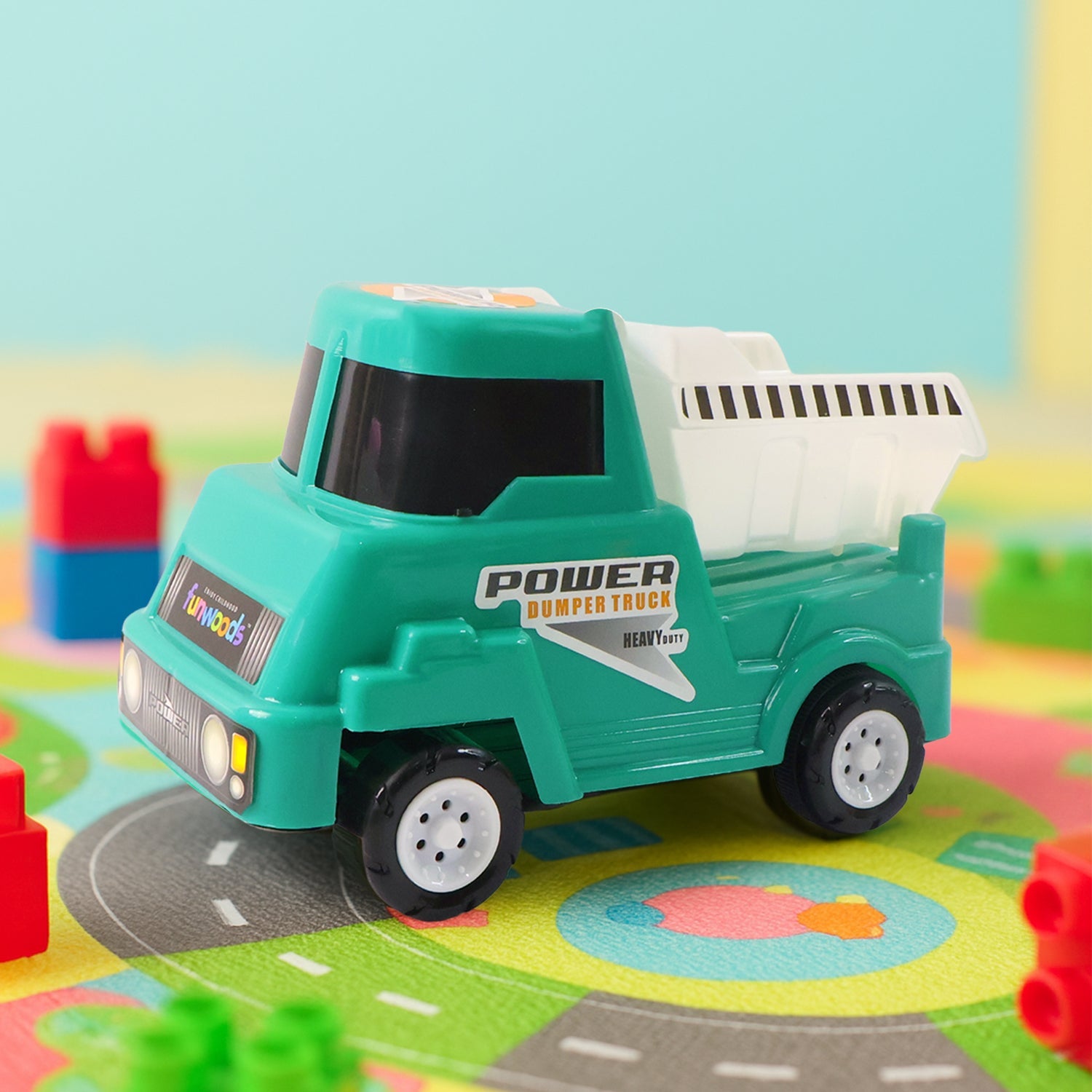 Funwoods kids power dumper truck toy