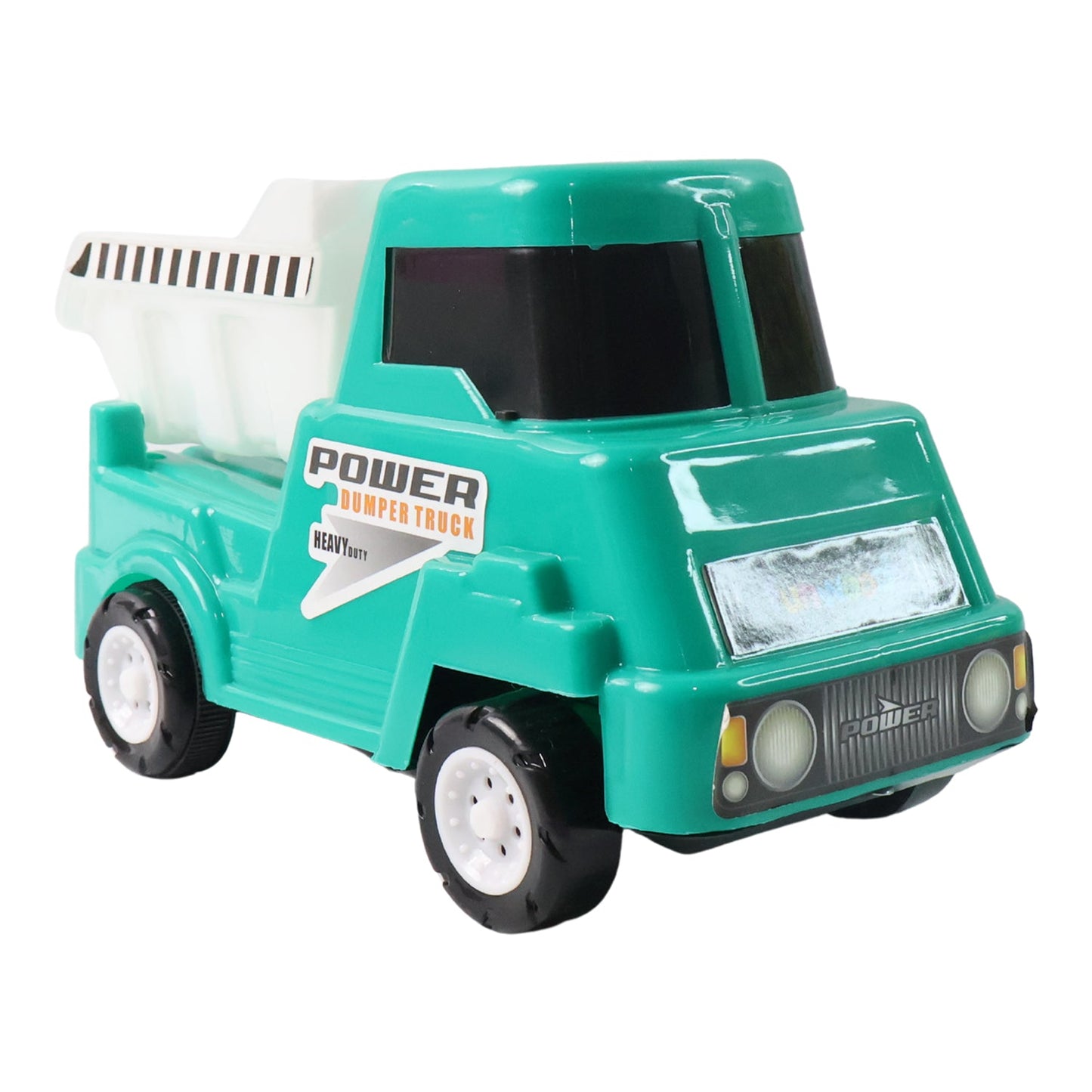 children building truck toy