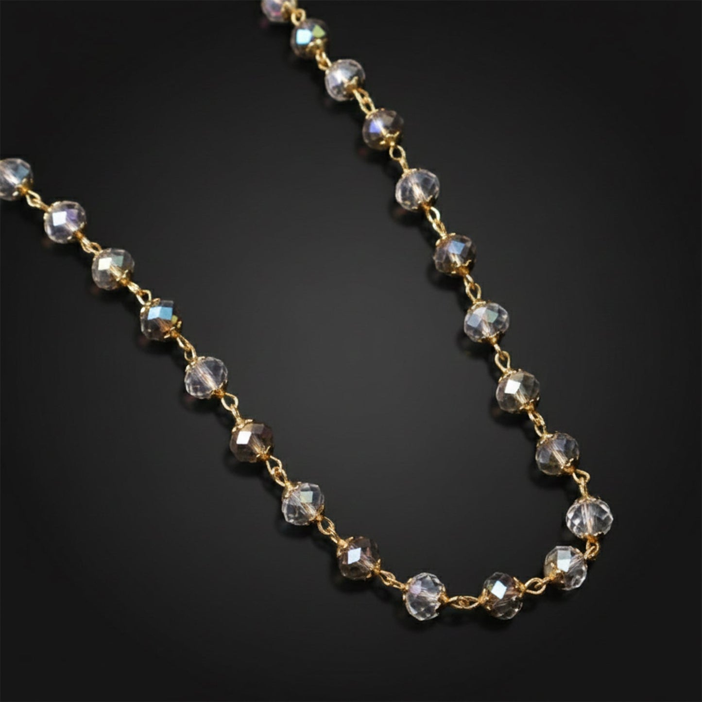 Statement bead necklace