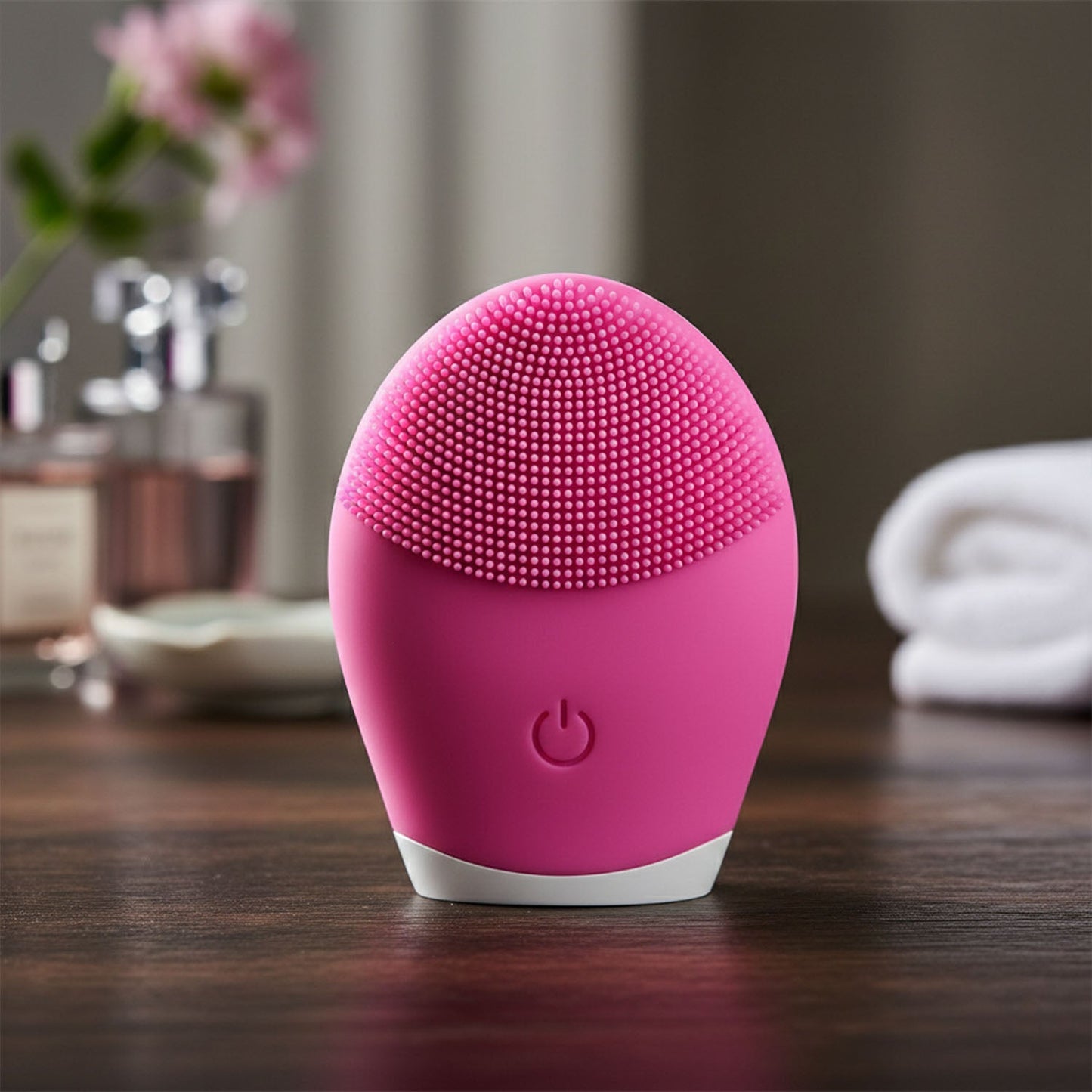 Premium Silicone Electric Facial Cleansing Brush (1 Pc)