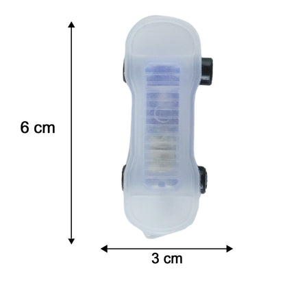 Mini Skateboard Shape LED Keychain (1 Pc)