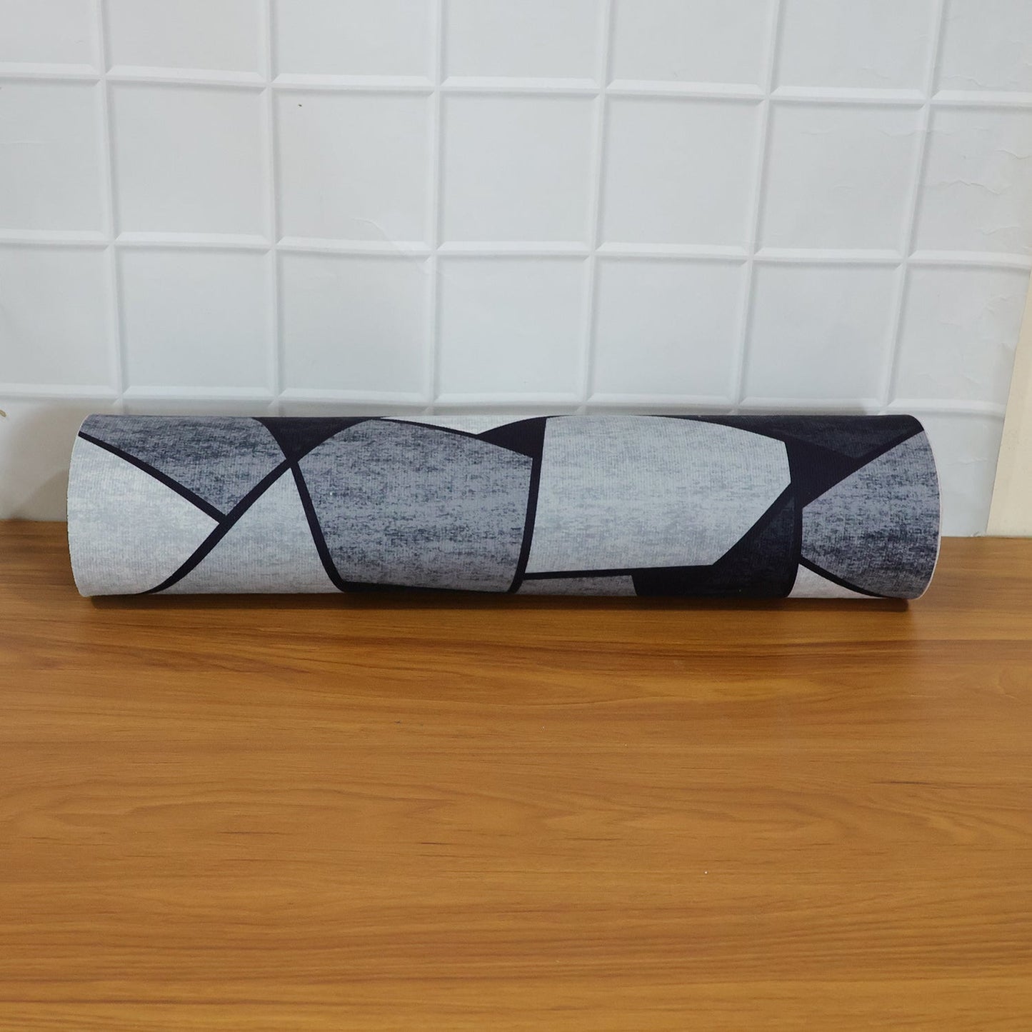 durable geometric floor mat
