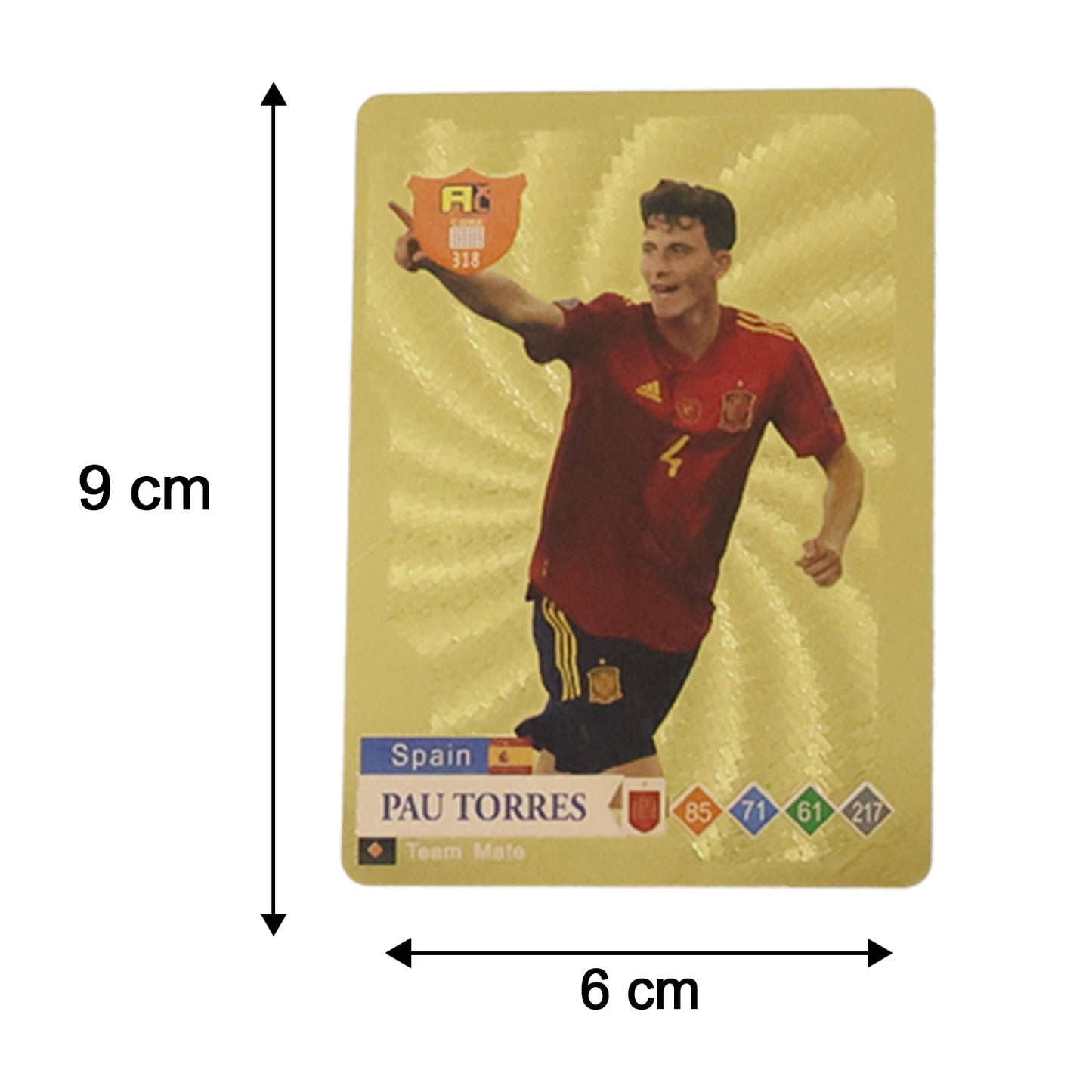 soccer player cards pack