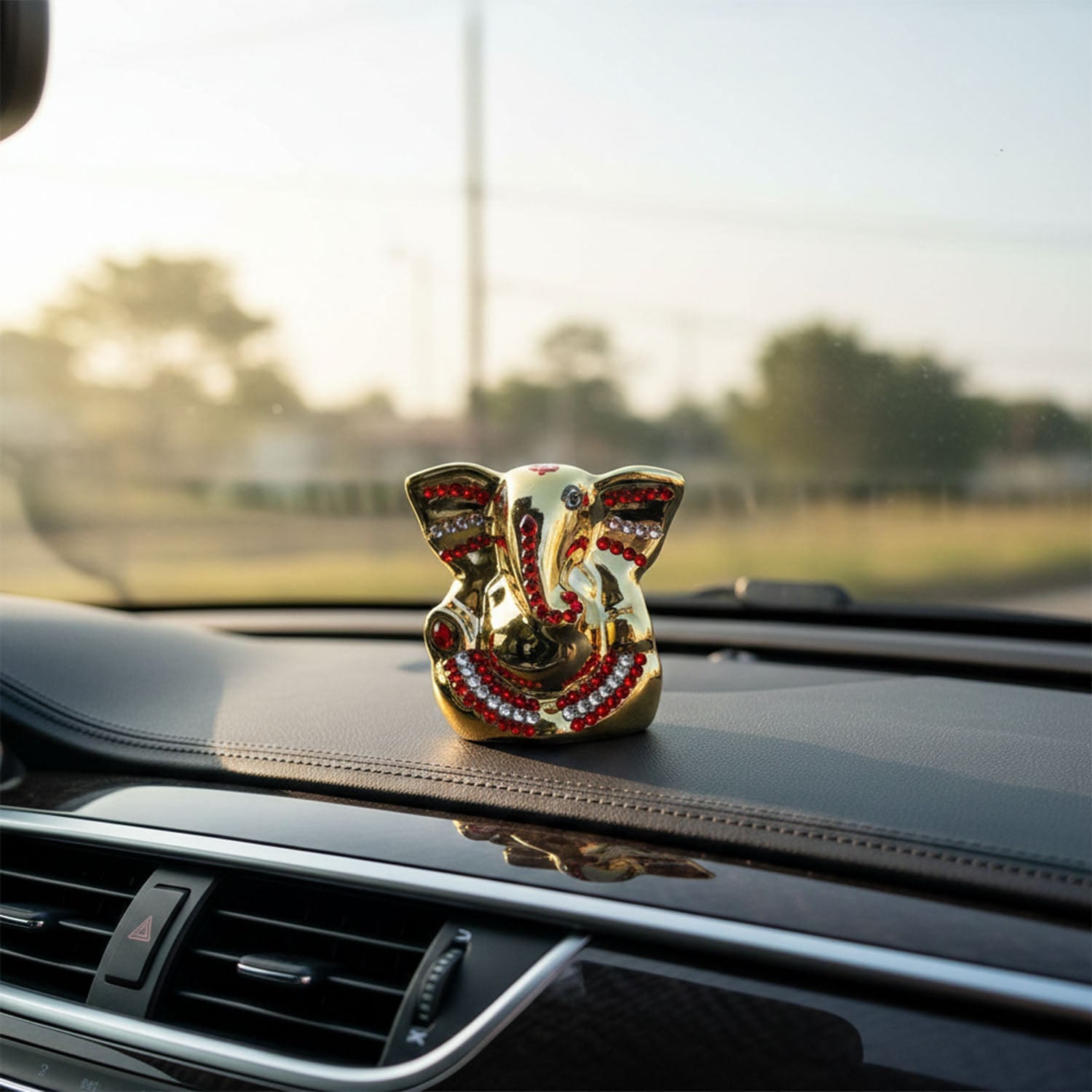 Decorative Ganpati murti for temple