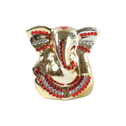 Gold finish Ganesha idol decor