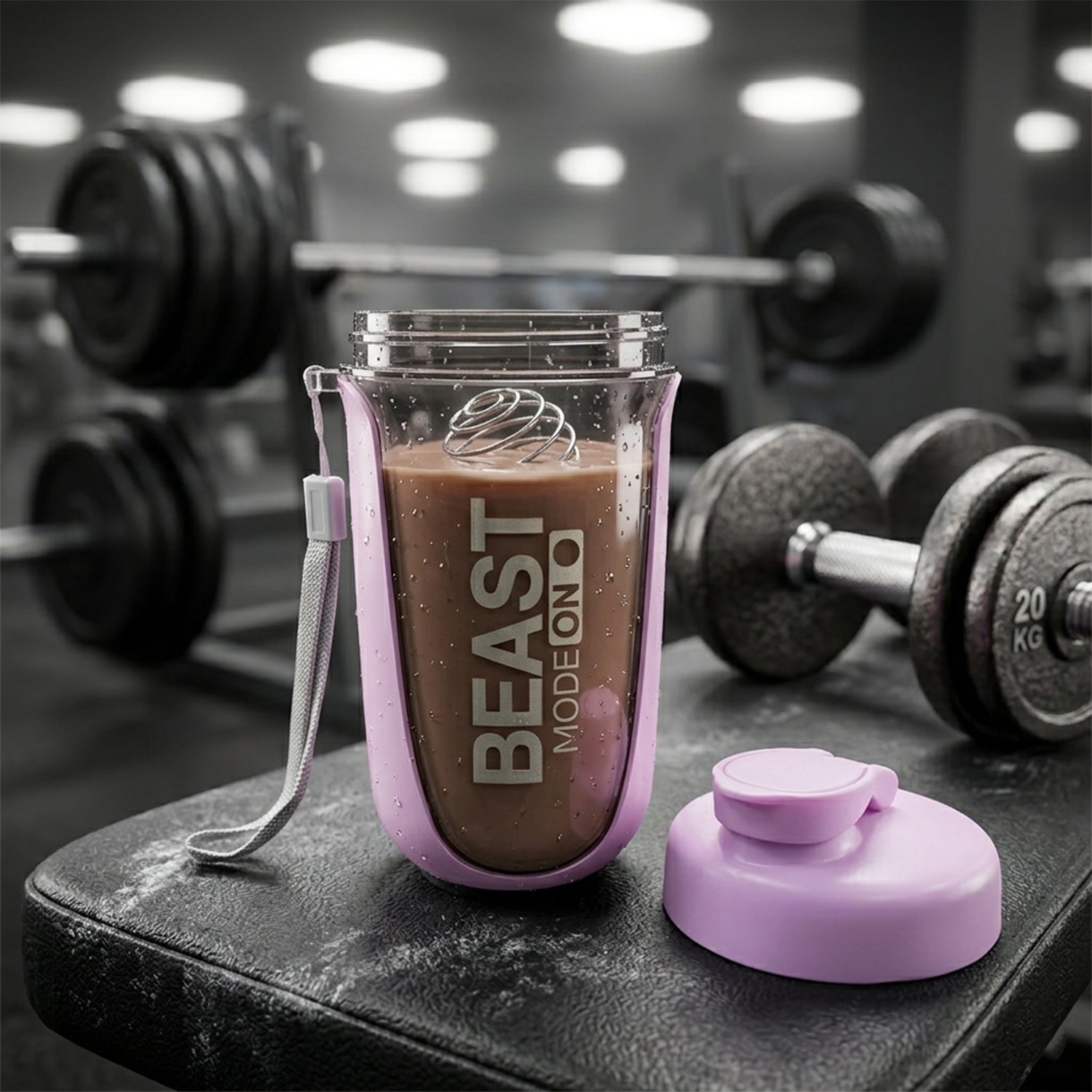 fitness drink shaker bottle