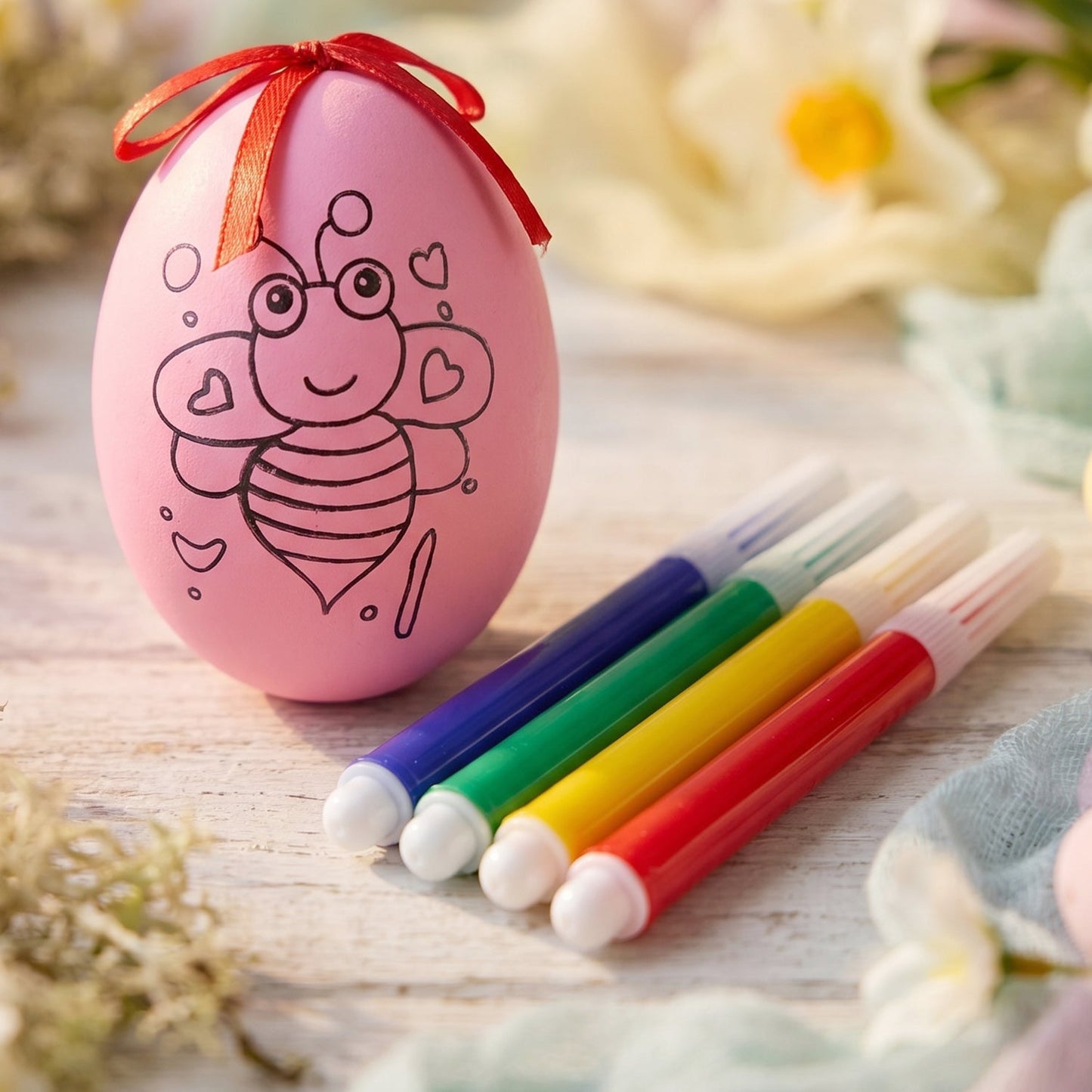 Creative DIY Paint Egg and Color Pens (1  Set)