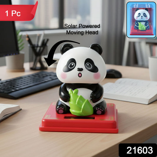 Cute panda solar desk decor