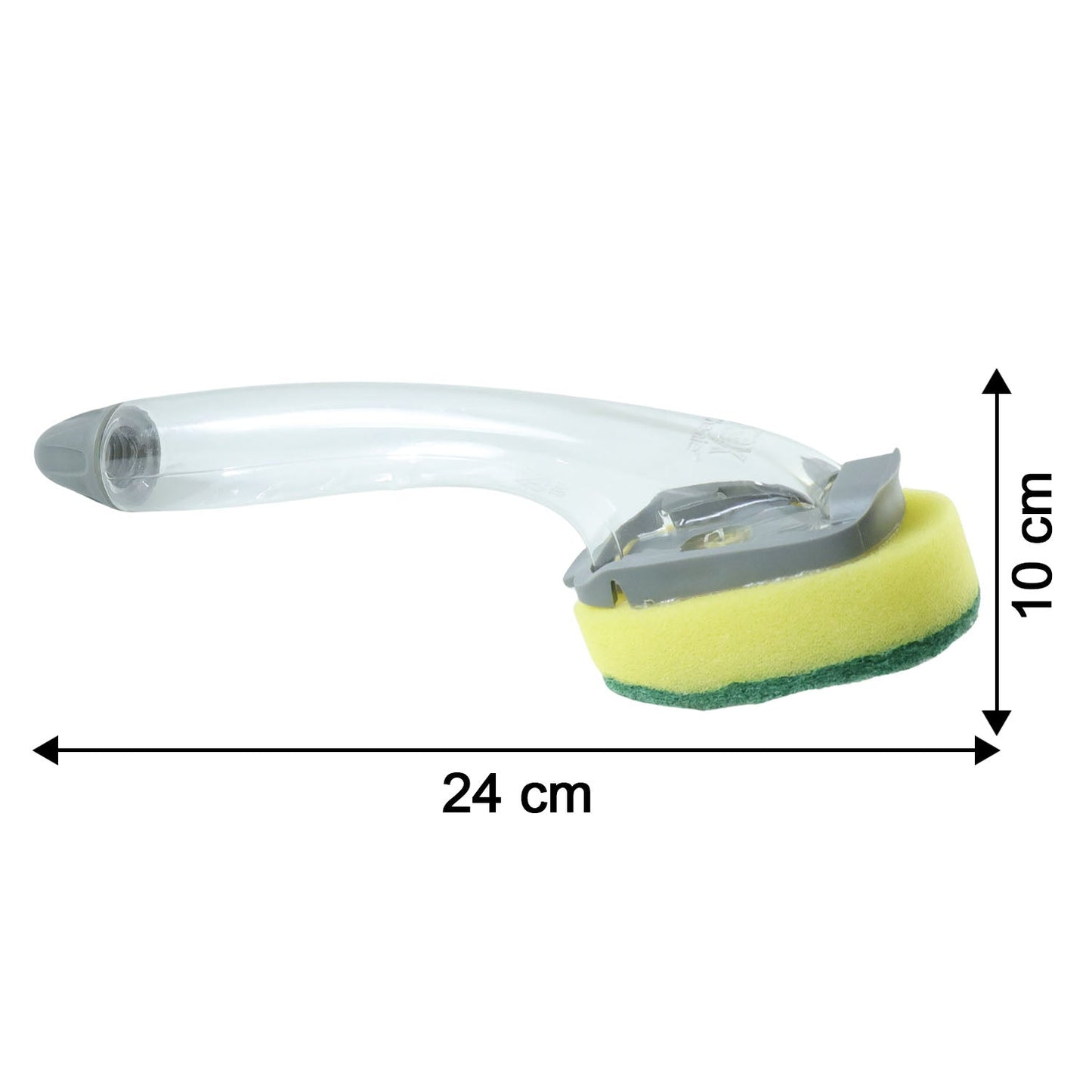 dish scrub brush with soap
