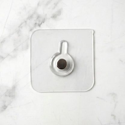 Transparent Self Adhesive Utility Wall Hook Sticker (1 Pc)