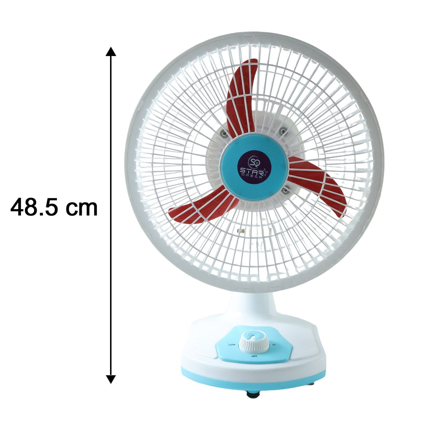 compact rechargeable fan for desk and room
