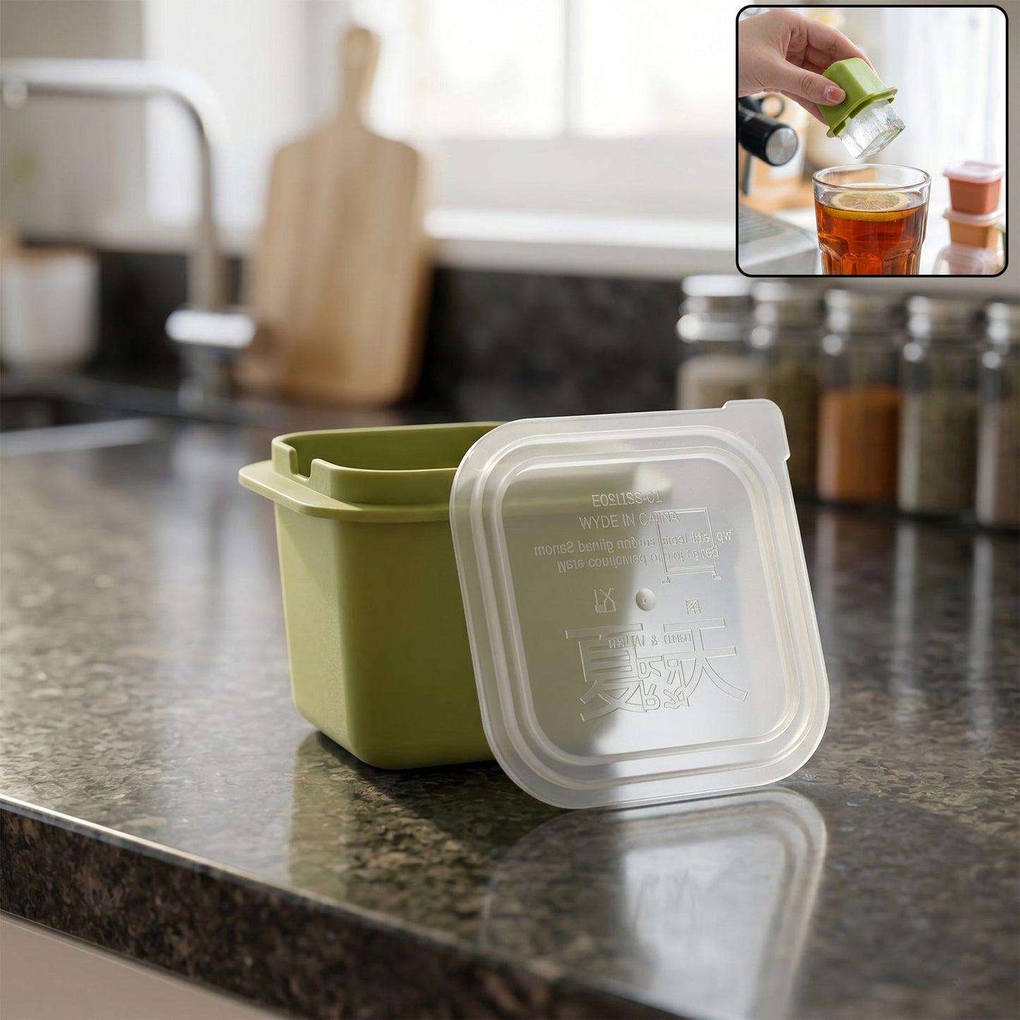 Multipurpose Plastic Storage Container Box with Lid (1 Pc)