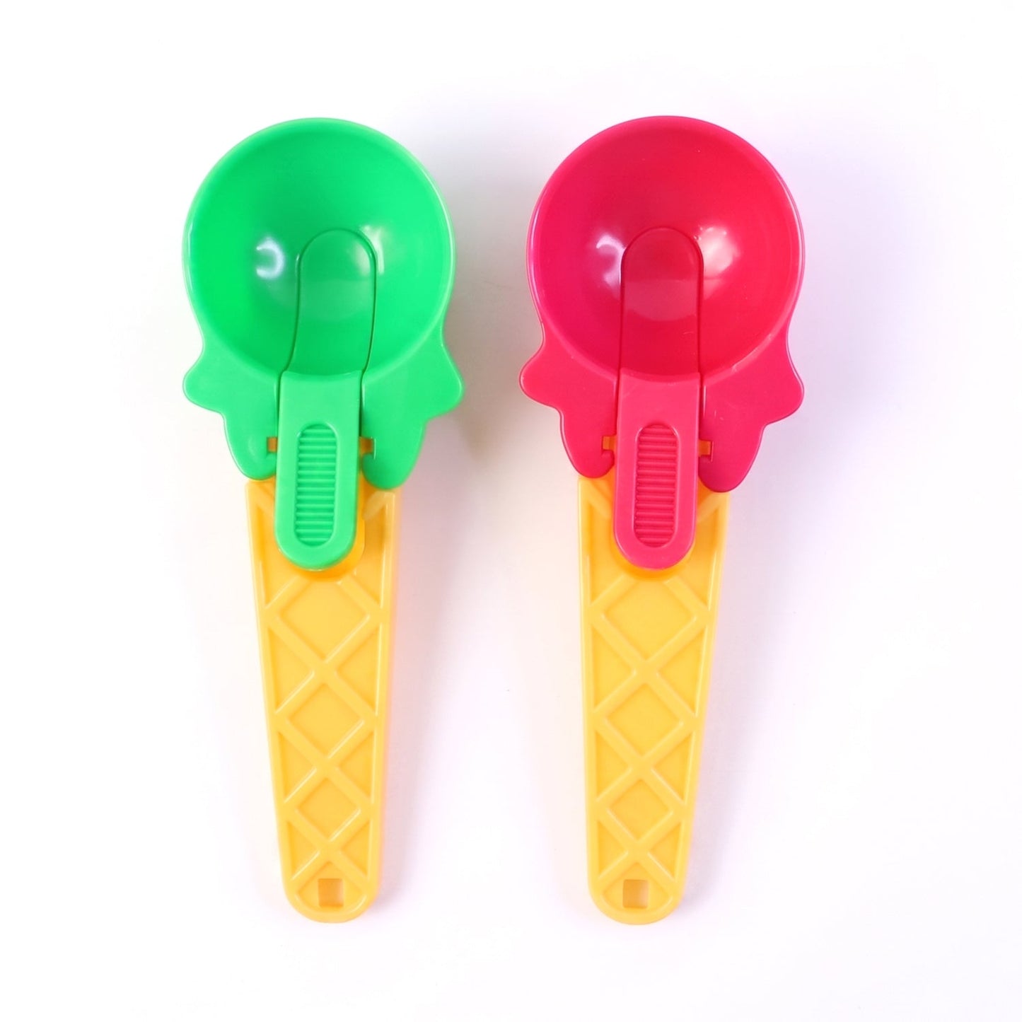 Plastic Premium Ice Cream Scoop Set – 2 Pcs