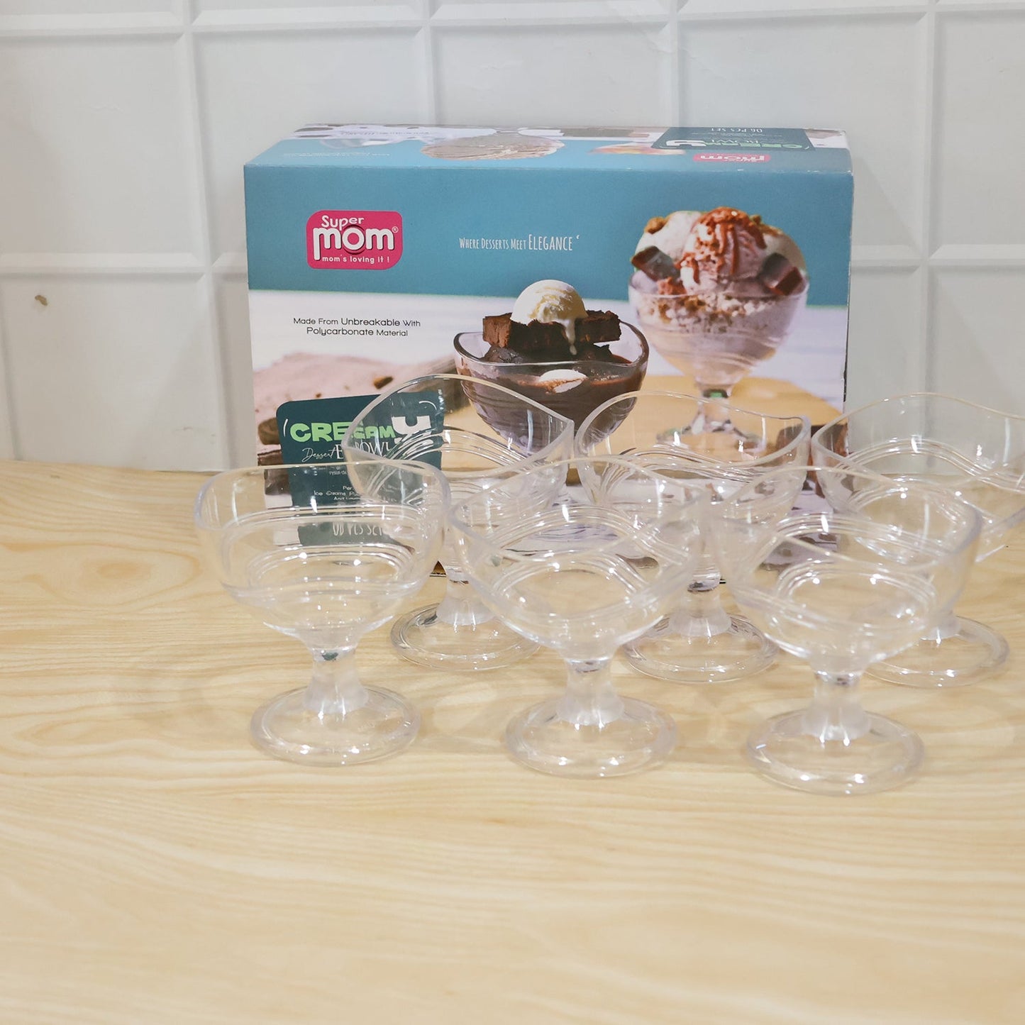 Supermom Creamy Dessert Bowl (6 Pc Set)