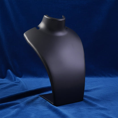 Black mannequin necklace stand detail India