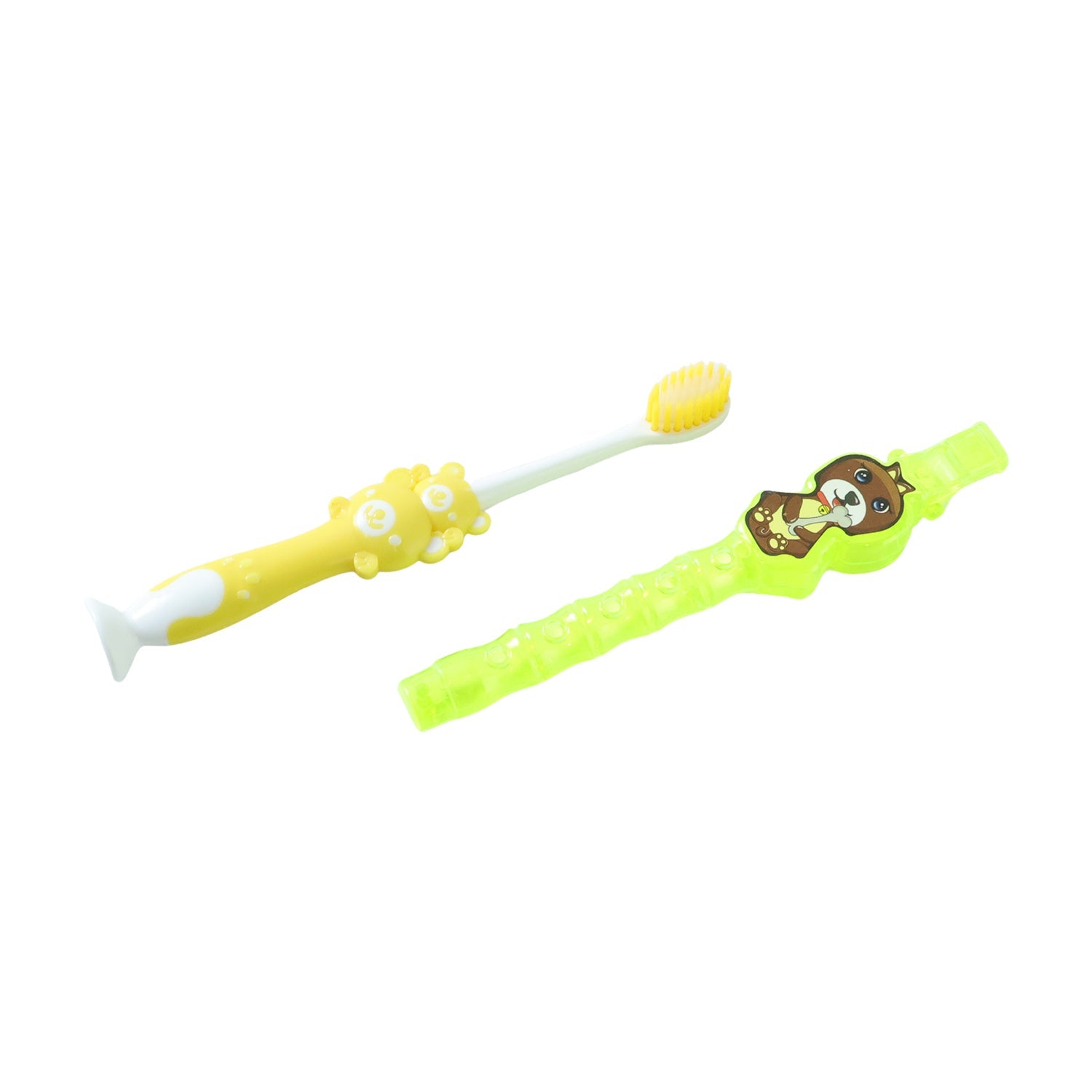 fun whistle toothbrush set